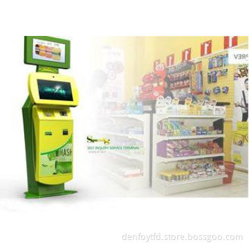 22 Inch Led Monitor Multimedia Self Check In Kiosk For Inte
